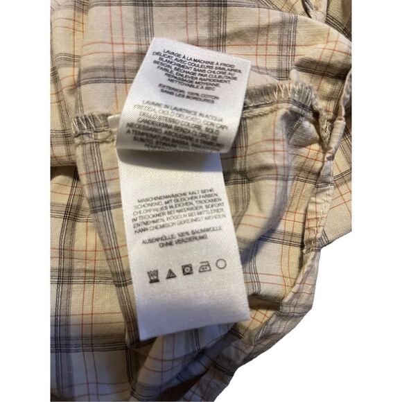 Columbia Men's Cream Short Sleeve Button Down Shirt Size XL - Picture 7 of 9